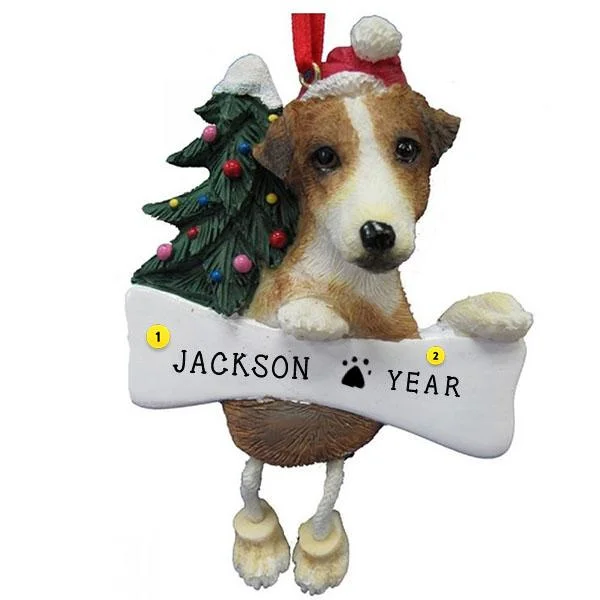 Personalized Jack Russell Dog Ornament