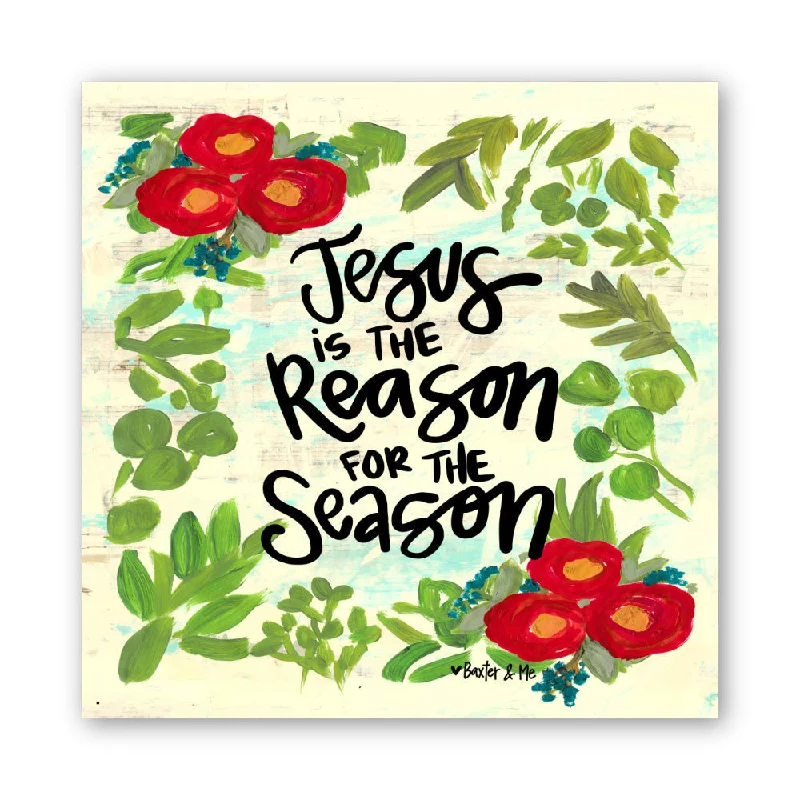 Jesus is the Reason Wrapped Canvas