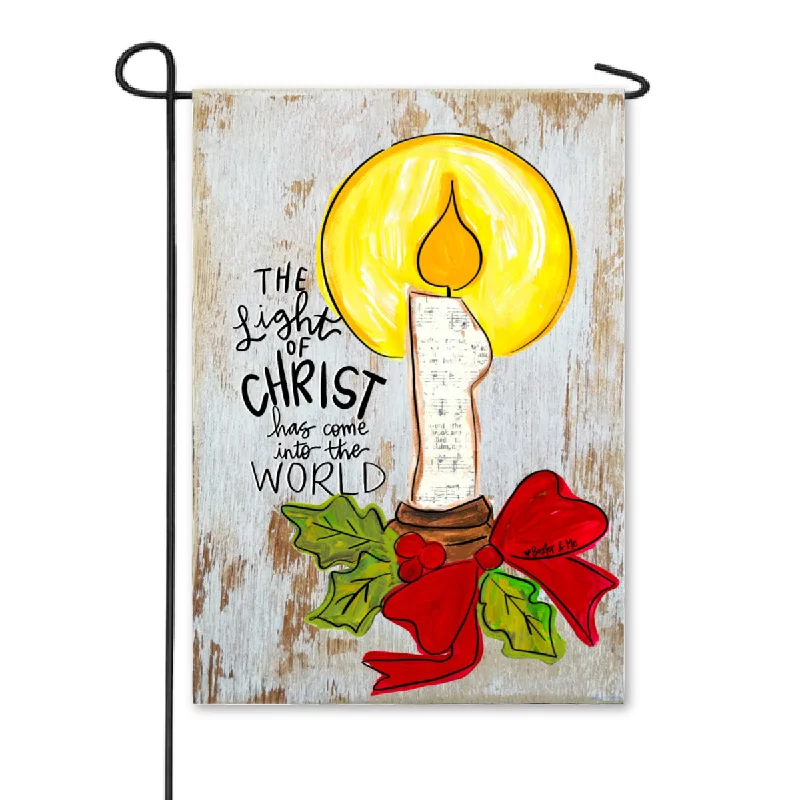 Light of Christ Garden Flag