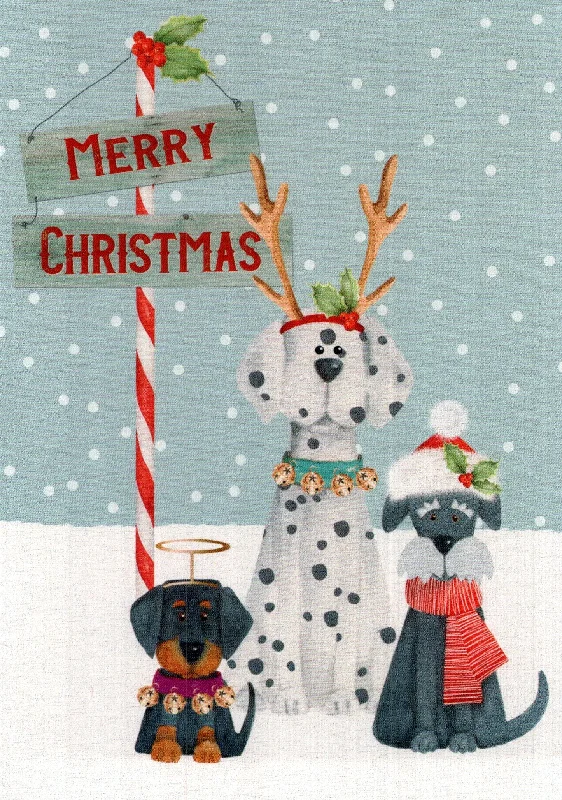 Love of Pets 18 Card Boxed Set - Christmas Dogs In The Snow