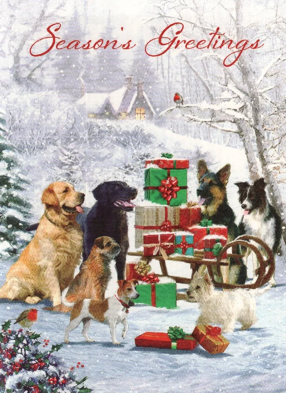 Love of Pets 18 Card Boxed Set - Seasons Greetings Dogs