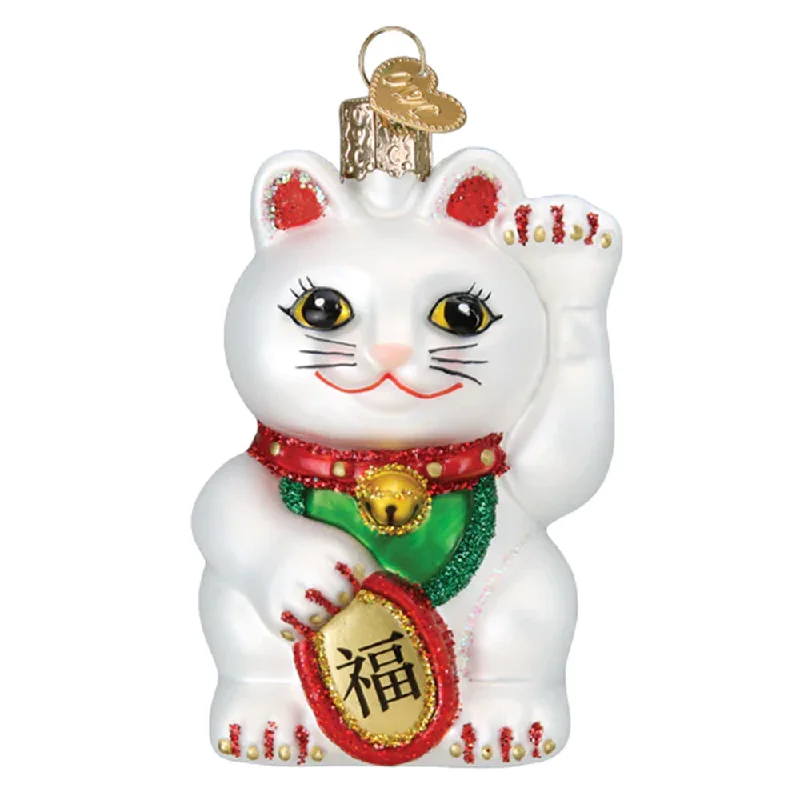 Lucky Cat Ornament - Old World Christmas