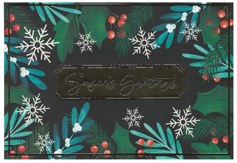 Luxury Boxed Cards - Set of 18 - Mistletoe Greetings