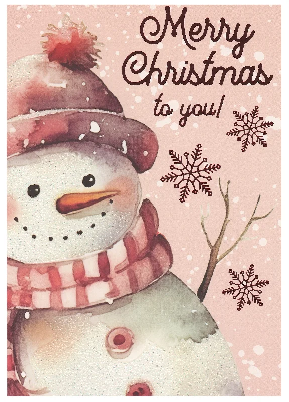 Luxury Boxed Cards - Set of 18 - Snowman