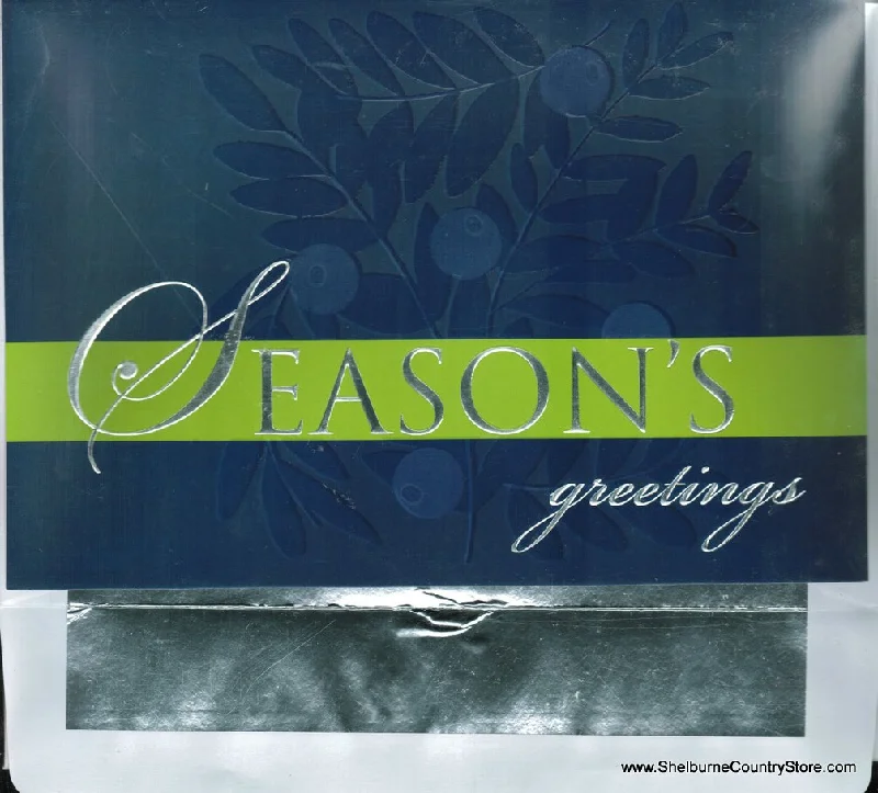 Luxury Greetings 18 Count - Blue Season's Greetings