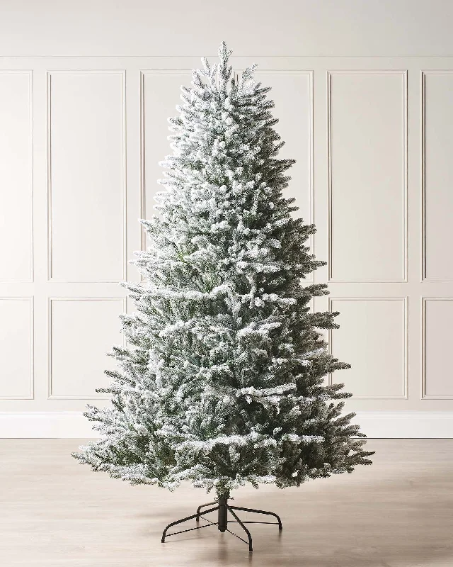 Luxury Snow Flocked Christmas Tree, 6 ft