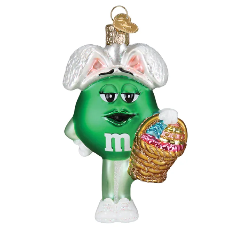 M&M's Green Easter Ornament - Old World Christmas