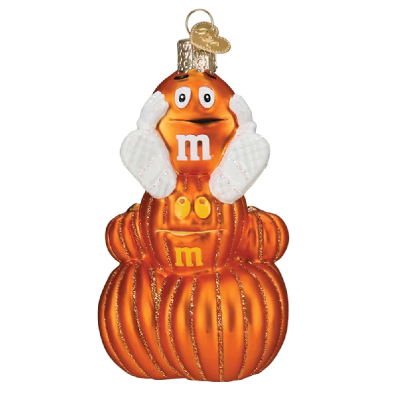 M&M'S Orange Autumn Ornament - Old World Christmas