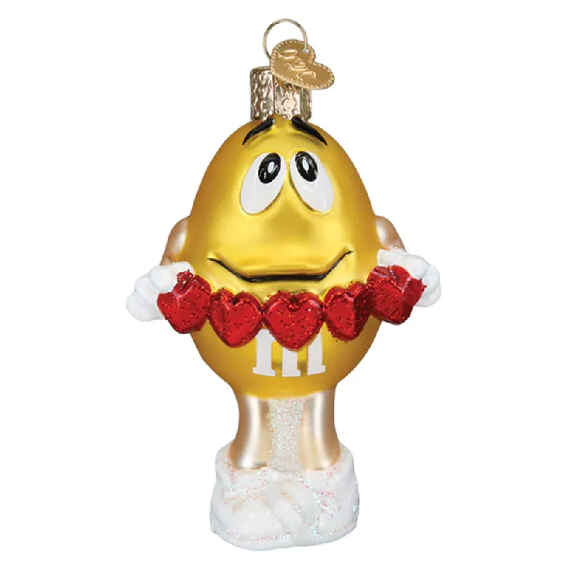 M&M'S Yellow Love You Ornament - Old World Christmas