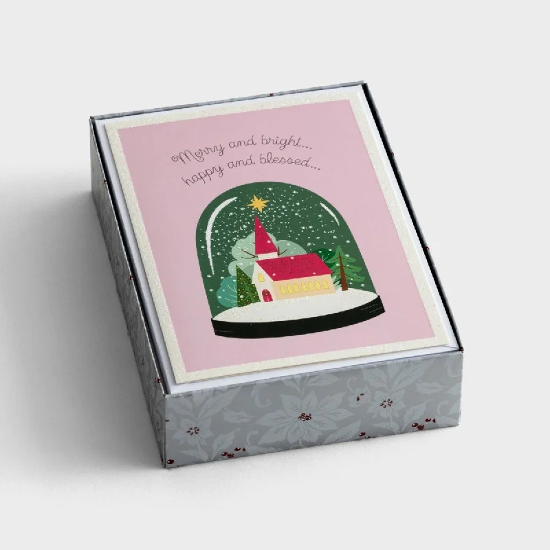 Merry And Bright Christmas Boxed Cards