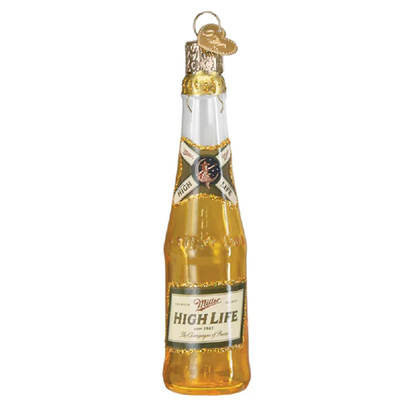 Miller High Life Bottle Ornament - Old World Christmas