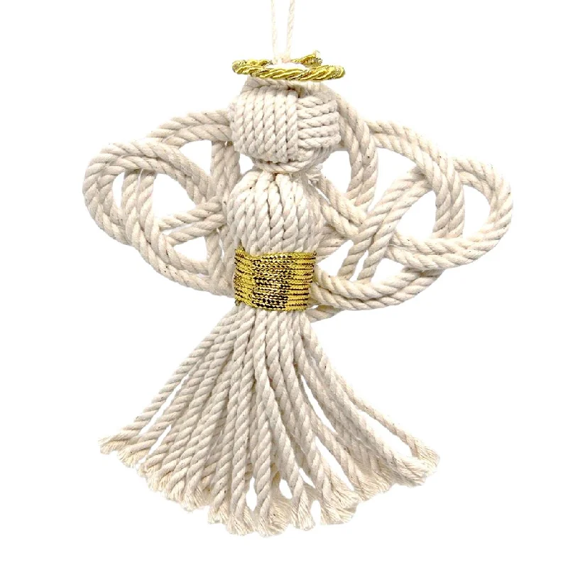 Nautical Angel Hand Woven Monkey Knots For Your Tree