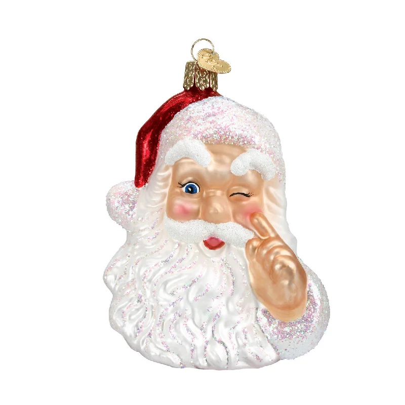 Night Before Christmas Santa Ornament - Old World Christmas