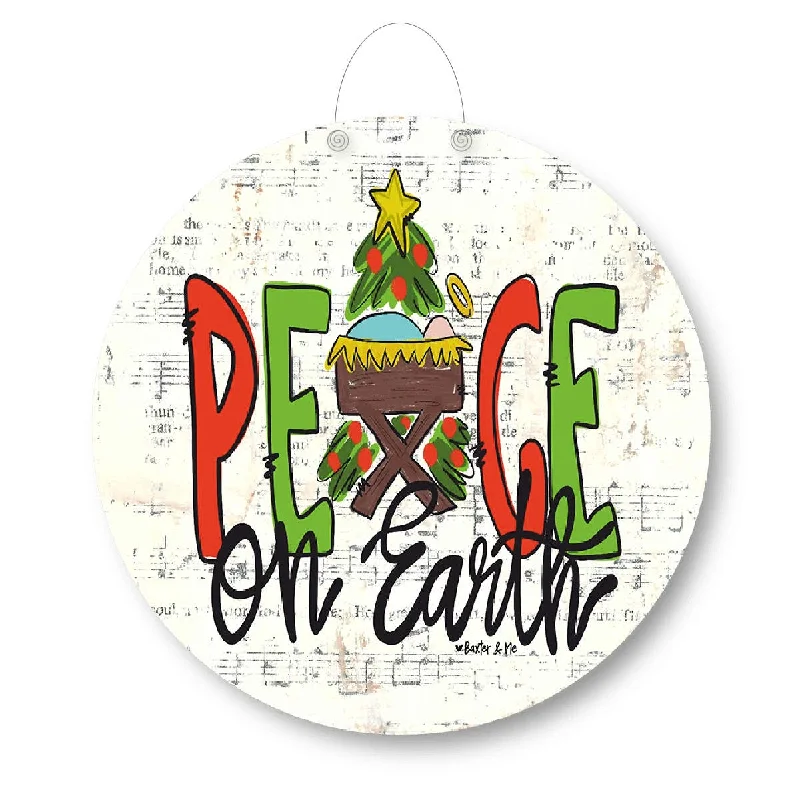 Peace On Earth Door Hanger