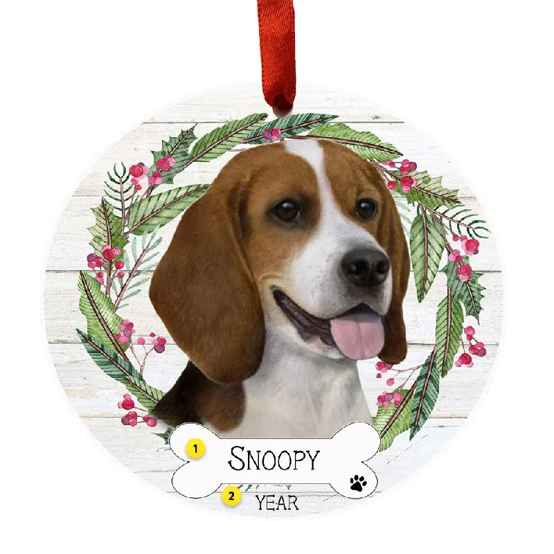 Personalized Beagle Ornament