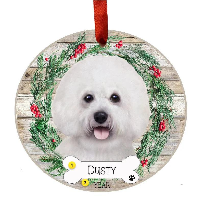 Personalized Bichon Frise Ornament