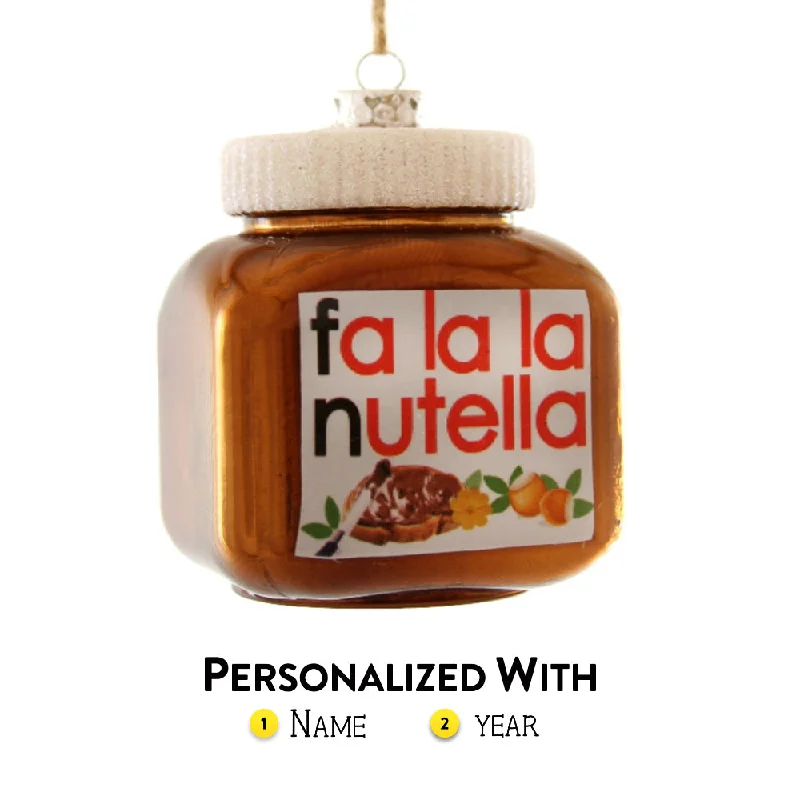 Personalized Fa La La Nutella Ornament