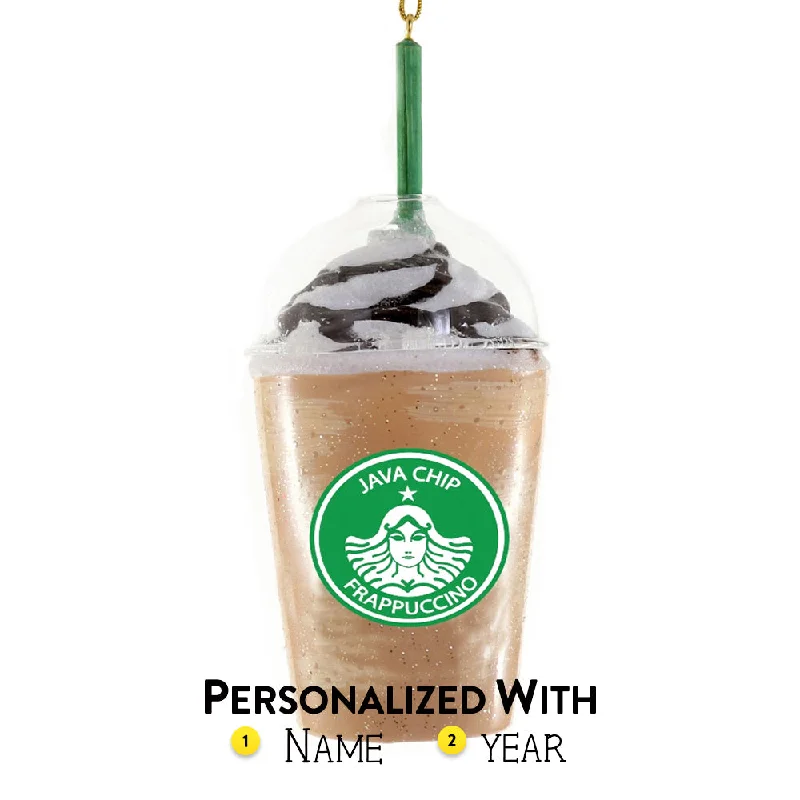 Personalized Java Chip Frappuccino Ornament