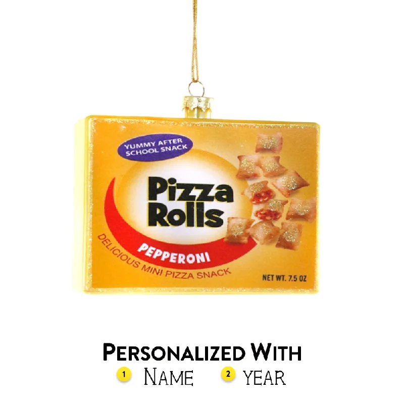 Personalized Pizza Rolls Ornament