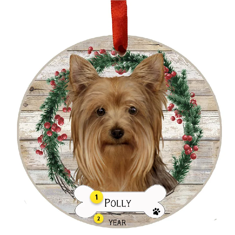 Personalized Yorkie Ornament