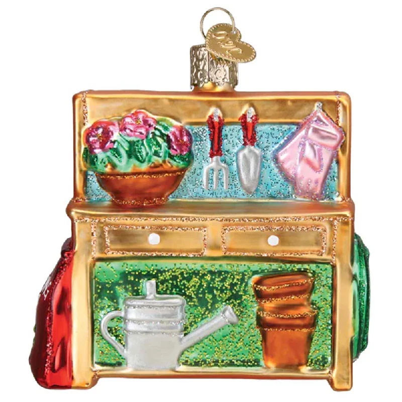 Potting Bench Ornament - Old World Christmas