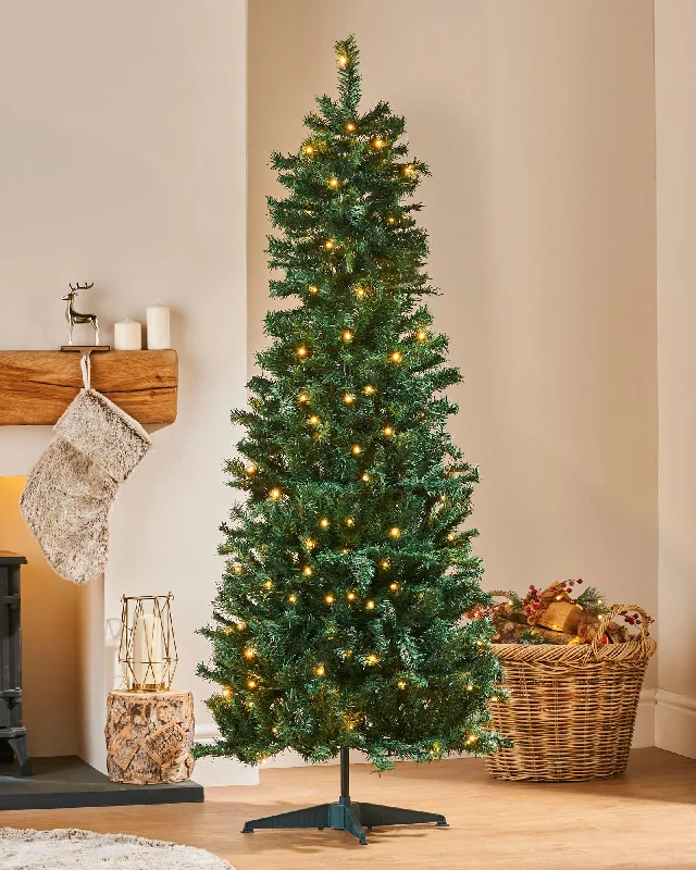 Pre-Lit Highland Pop-Up Christmas Tree, 6 ft