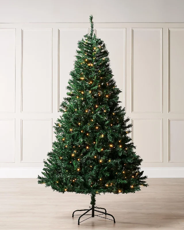 Pre-Lit Mixed Pine Christmas Tree, 6 ft