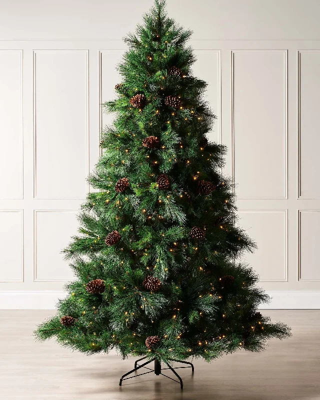 Pre-Lit Portland Spruce Christmas Tree, 7.5 ft