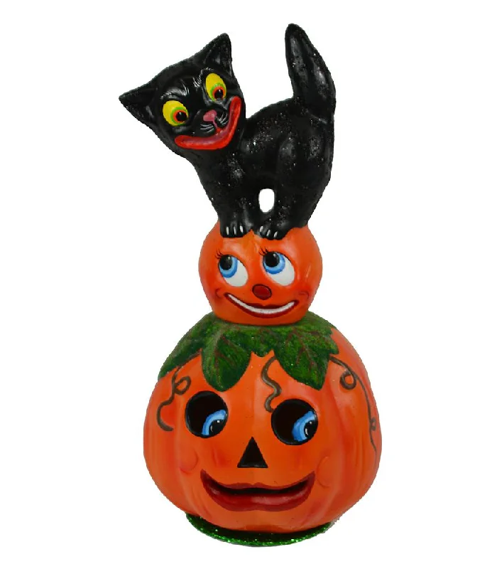 Pumpkin with Cat Candy Container by Ino Schaller