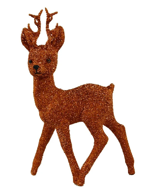 Reindeer, copper beaded, Plastic Figure by Ino Schaller