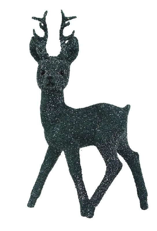 Reindeer, grey beaded, Plastic Figure by Ino Schaller