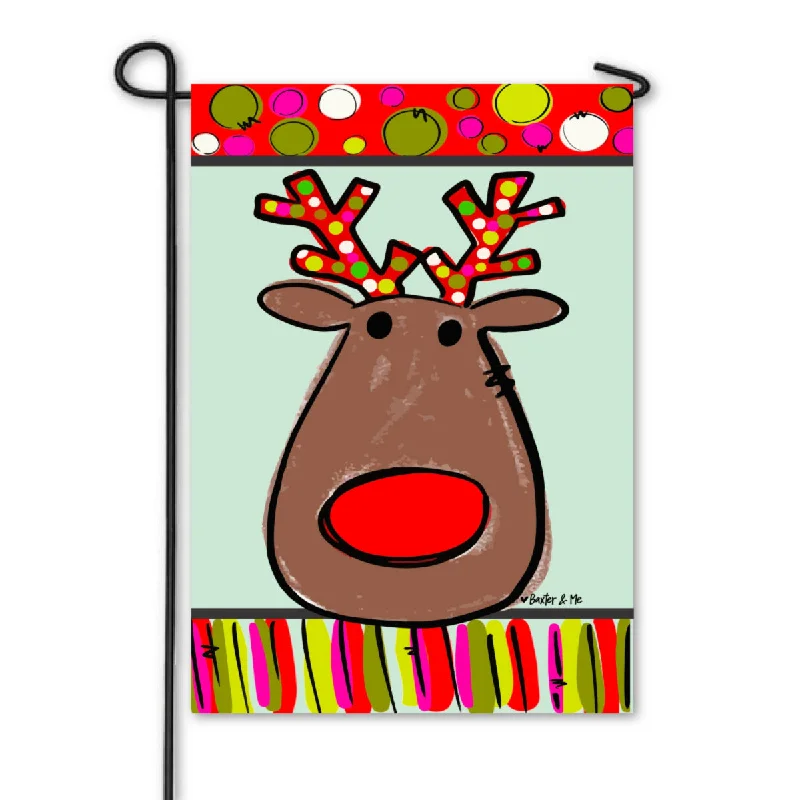 Reindeer Garden Flag