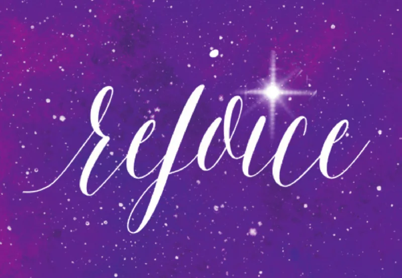 Religious Christmas 20 Card Set - Rejoice