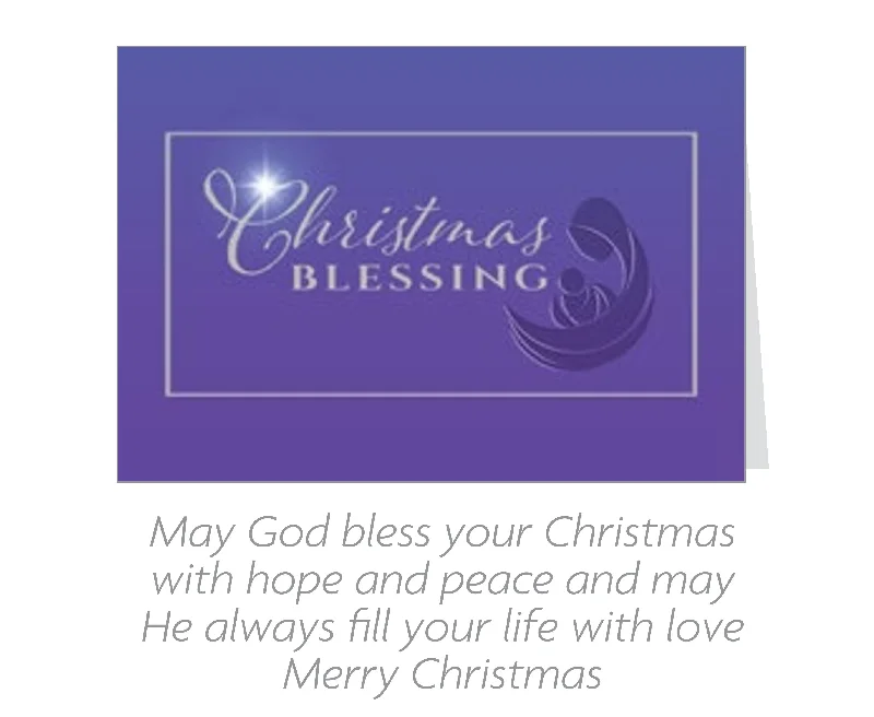 Message of Faith 20 Count Card Set - Christmas Blessing