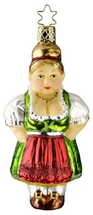 Resi, German Woman - LifeTouch Ornament by Inge Glas of Germany