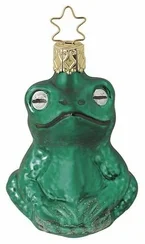 Ribbit Frog Ornament by Inge Glas of Germany