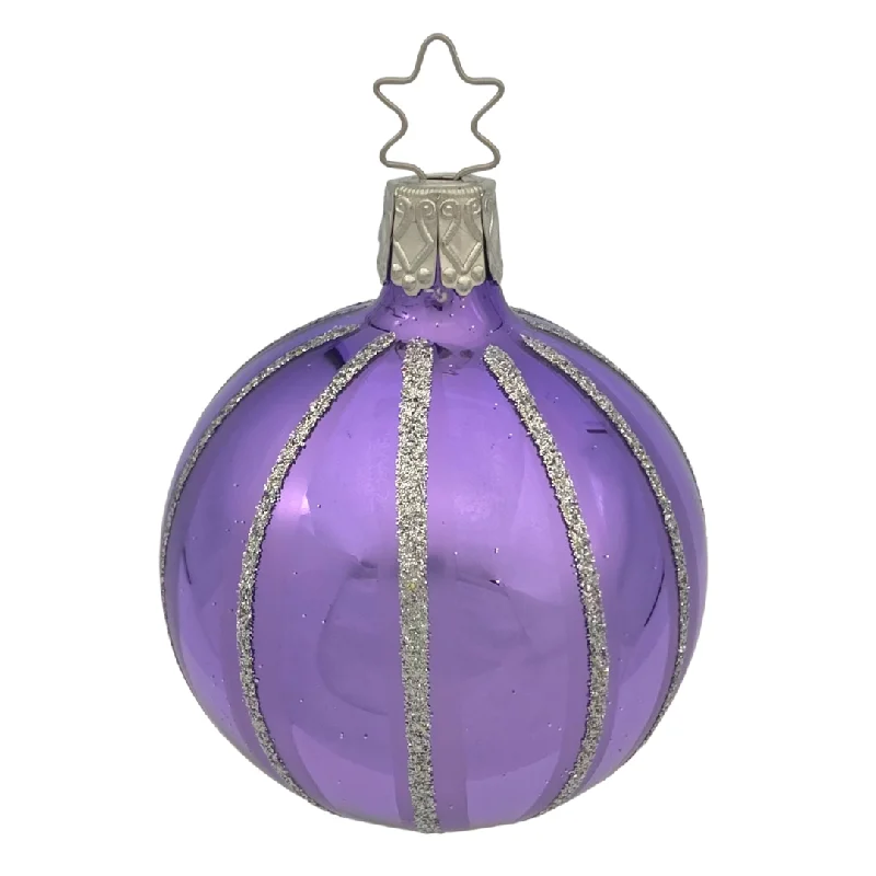 Ribbons Ball, lavender shiny by Inge Glas of Germany