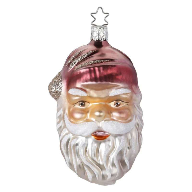 Romantic Santa Ornament by Inge Glas of Germany