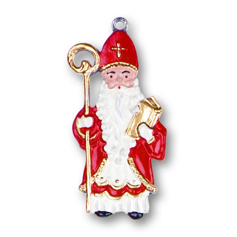 Saint Nicholas Ornament by Kuehn Pewter