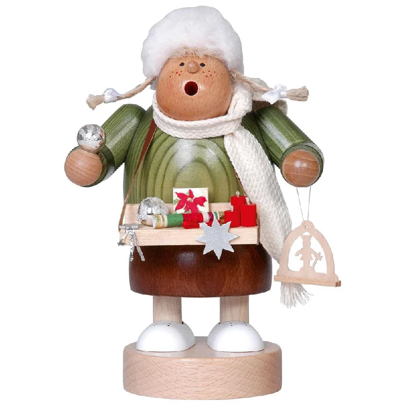 Christmas Market Saleswoman Incense Smoker by KWO