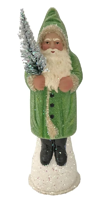 Santa green beaded by Ino Schaller