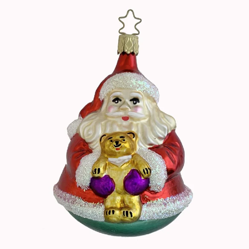 Santa Klaus Ornament by Inge Glas of Germany