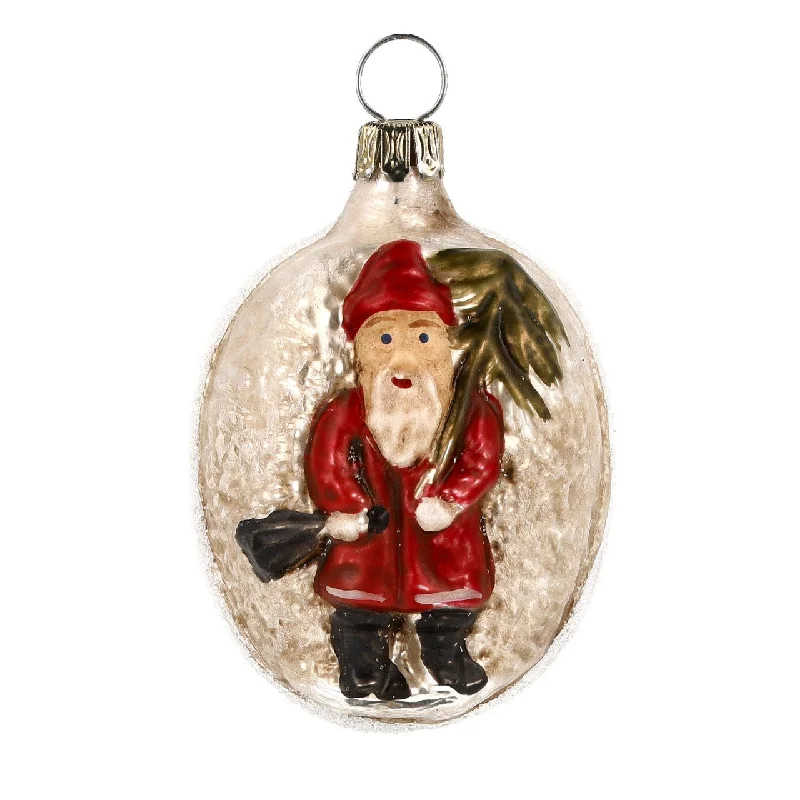 Santa on Kugel Ornament by Marolin Manufaktur