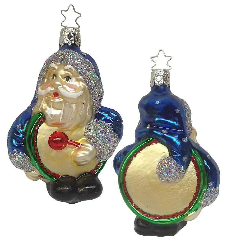 Santa on Parade Ornament by Inge Glas of Germany