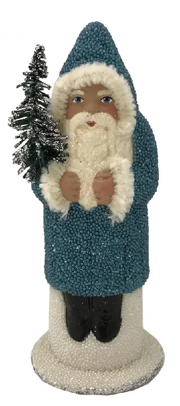 Santa petrol beaded by Ino Schaller