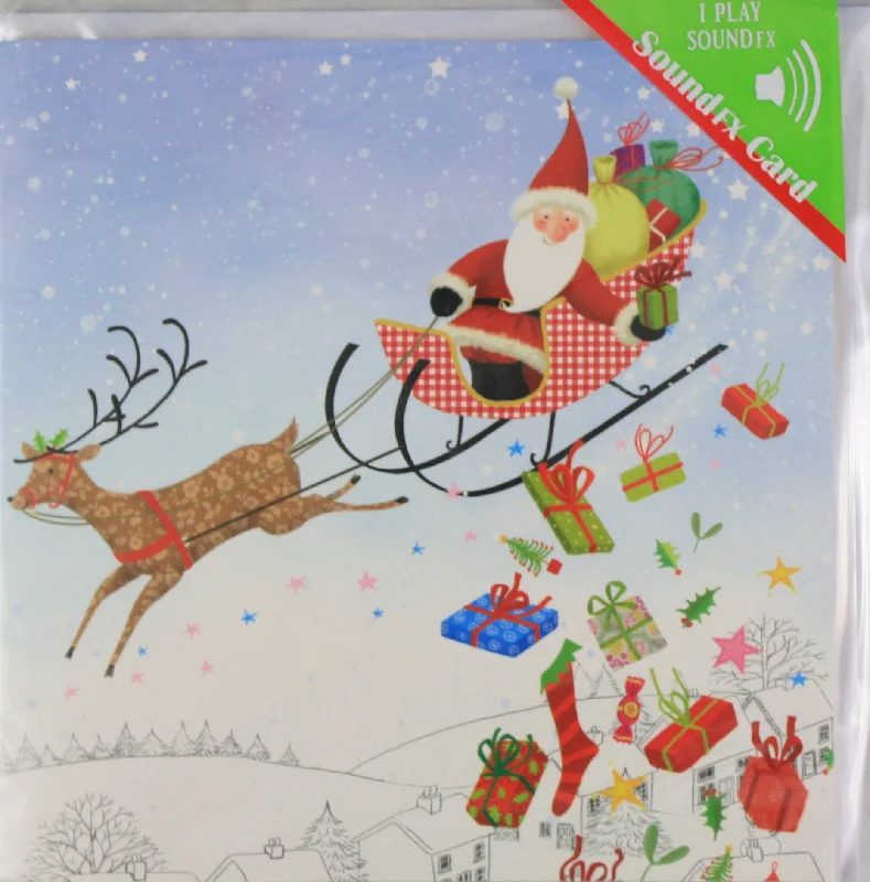 Santa Sleigh Sound FX Card