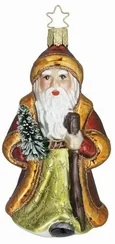 Santa of Solstice Ornament by Inge Glas of Germany