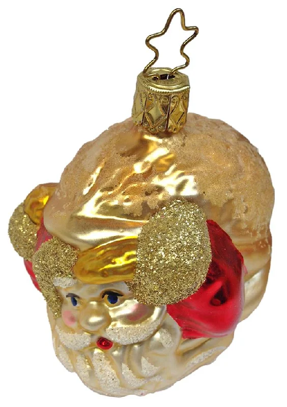 Santa's Nuthouse Ornament by Inge Glas of Germany