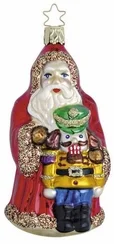 Santa's Special Nutcracker Ornament by Inge Glas of Germany