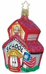 School Days Ornament by Inge Glas of Germany